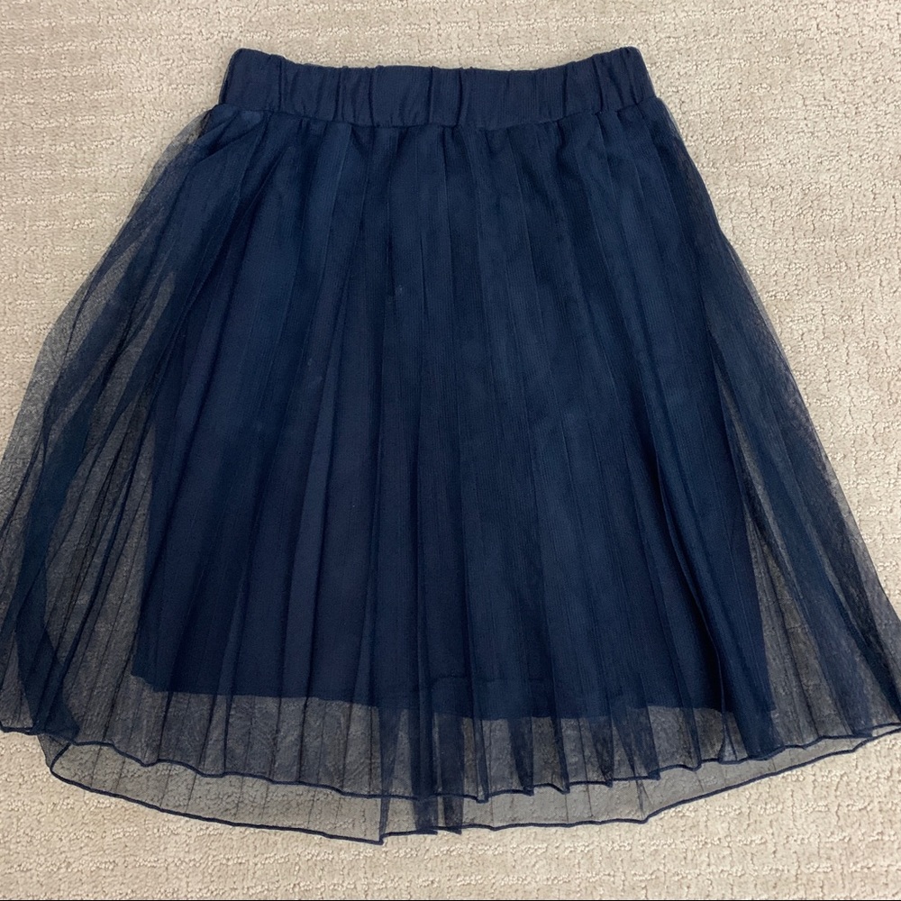 Blue skirt